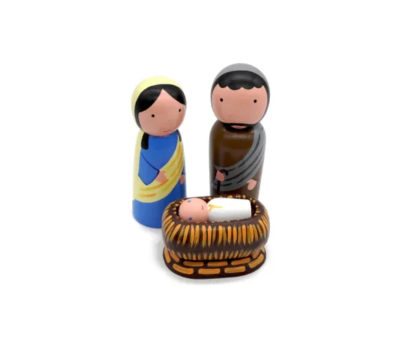 Peg Doll / Painted Nativity